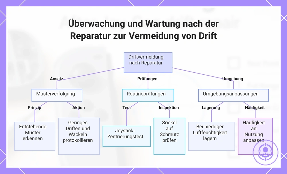 Überwachung und Wartung nach der Reparatur zur Vermeidung von Drift