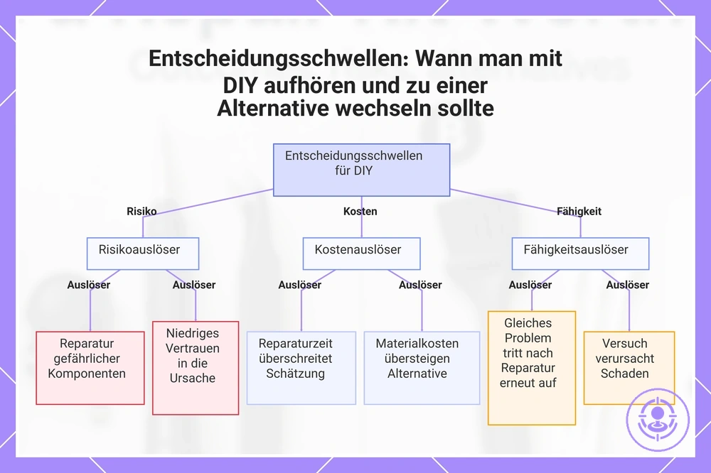 Entscheidungsschwellen: Wann man mit DIY aufhören und zu einer Alternative wechseln sollte