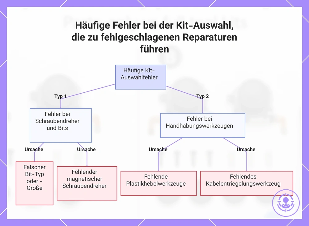 Häufige Fehler bei der Kit-Auswahl, die zu fehlgeschlagenen Reparaturen führen
