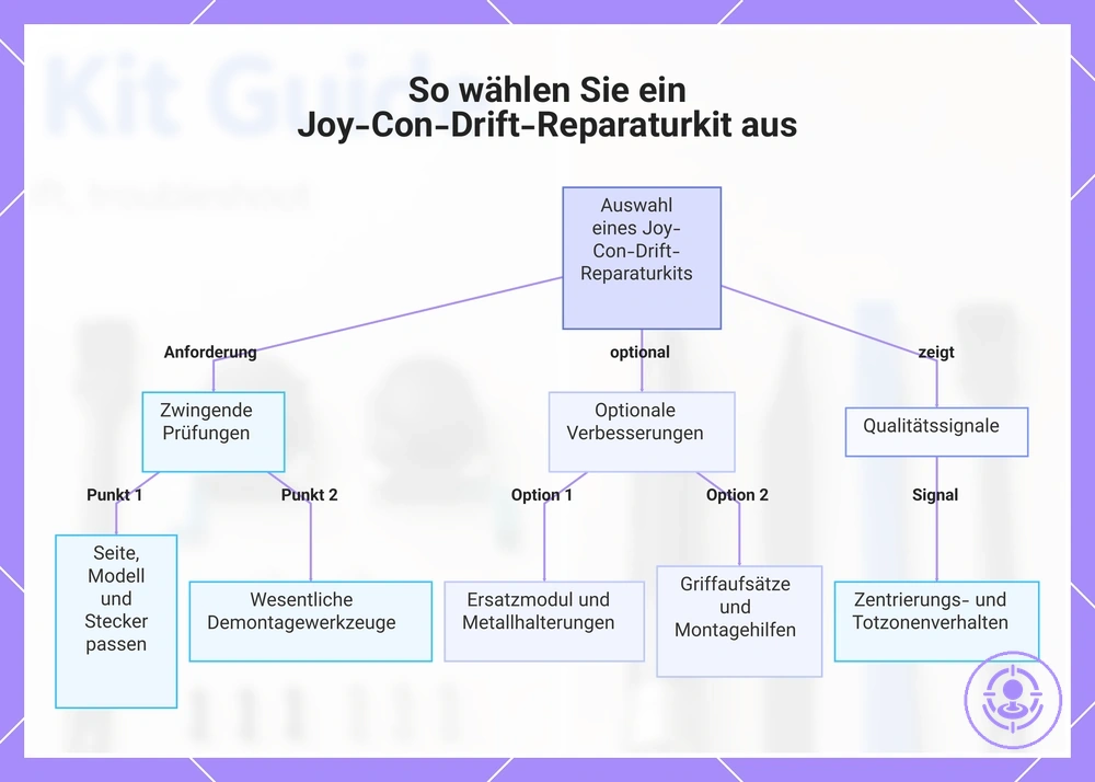 So wählen Sie ein Joy-Con-Drift-Reparaturkit aus
