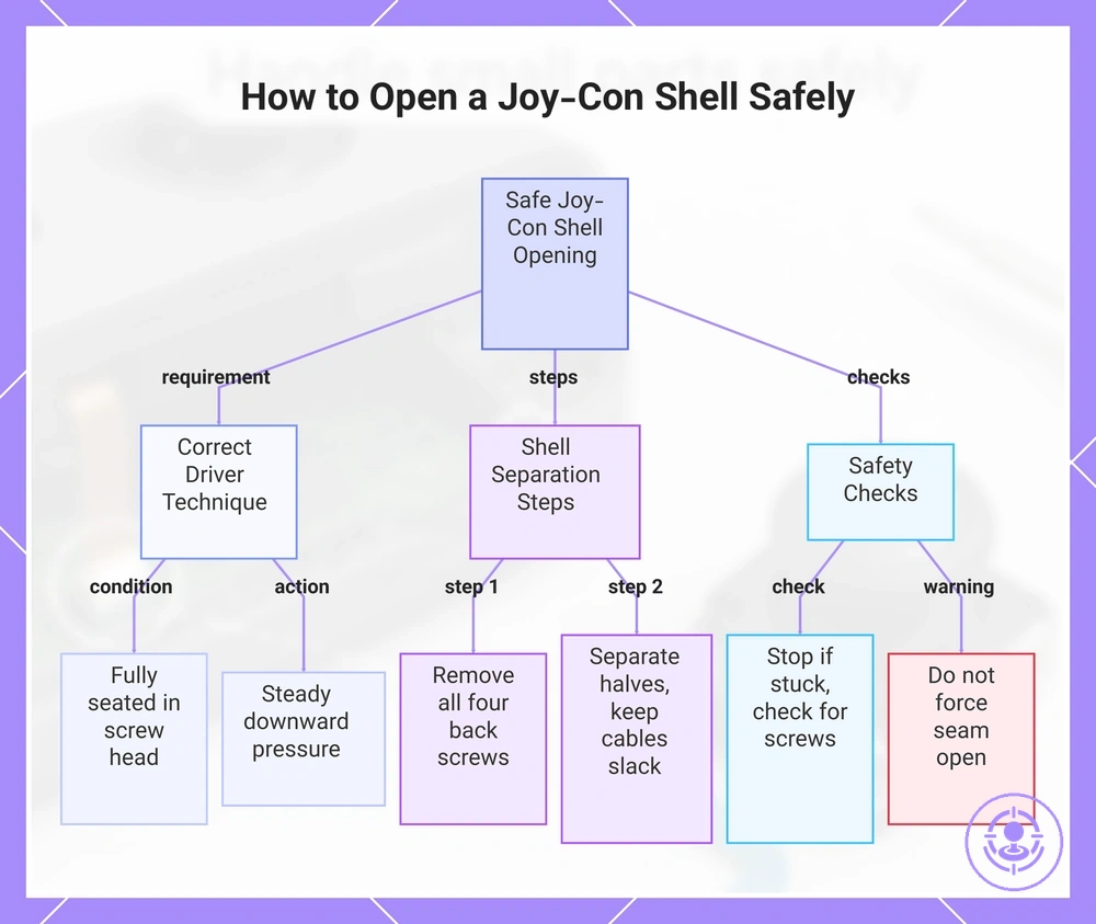 How to Open a Joy-Con Shell Safely