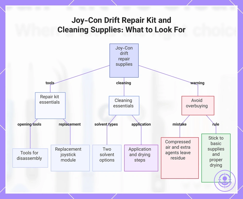 Joy-Con Drift Repair Kit and Cleaning Supplies: What to Look For