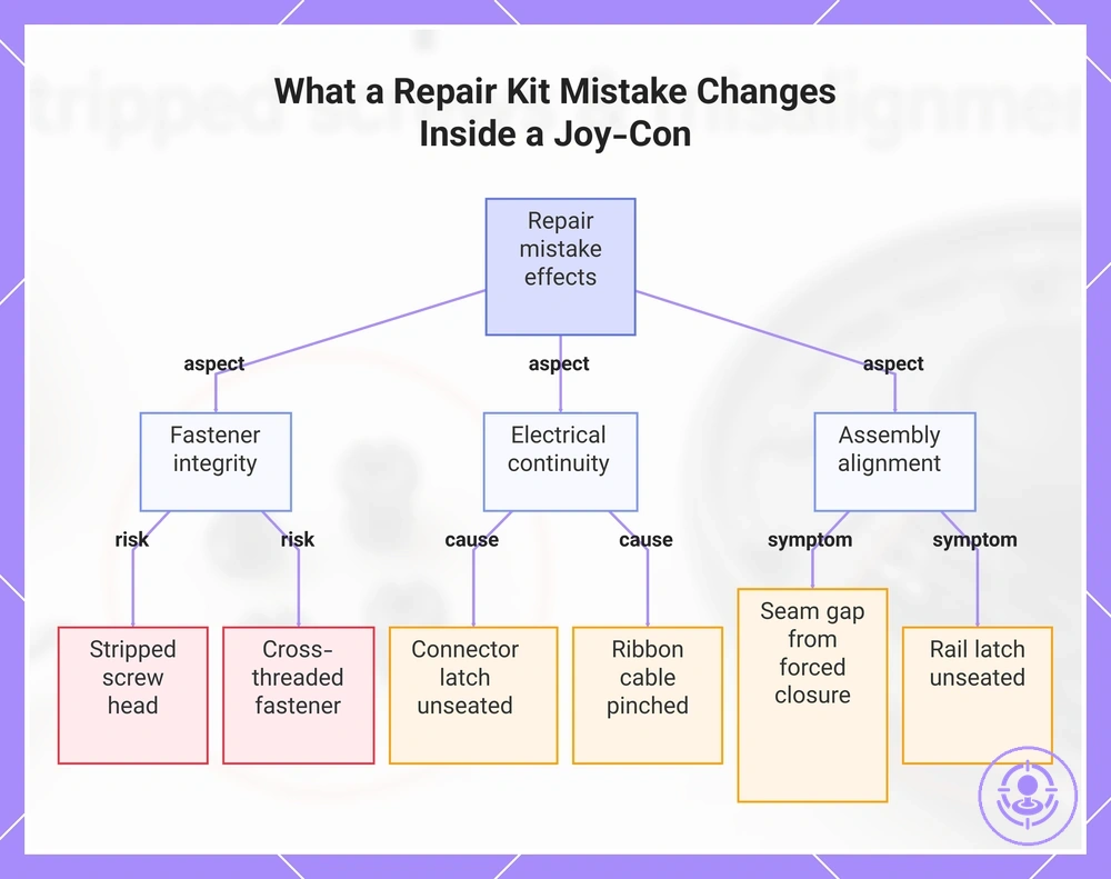 What a Repair Kit Mistake Changes Inside a Joy-Con
