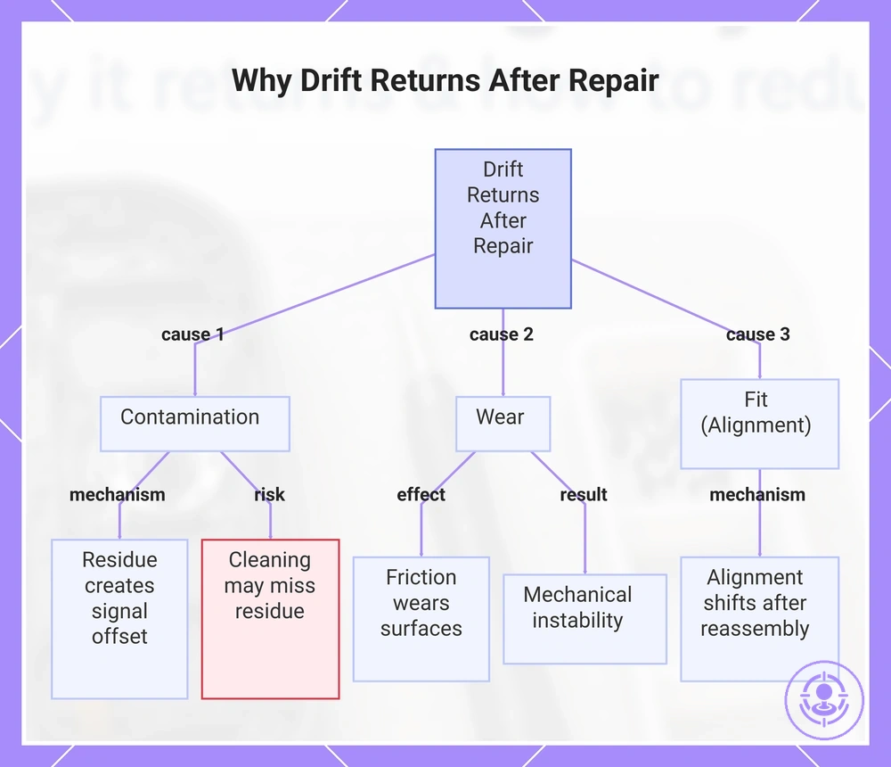Why Drift Returns After Repair