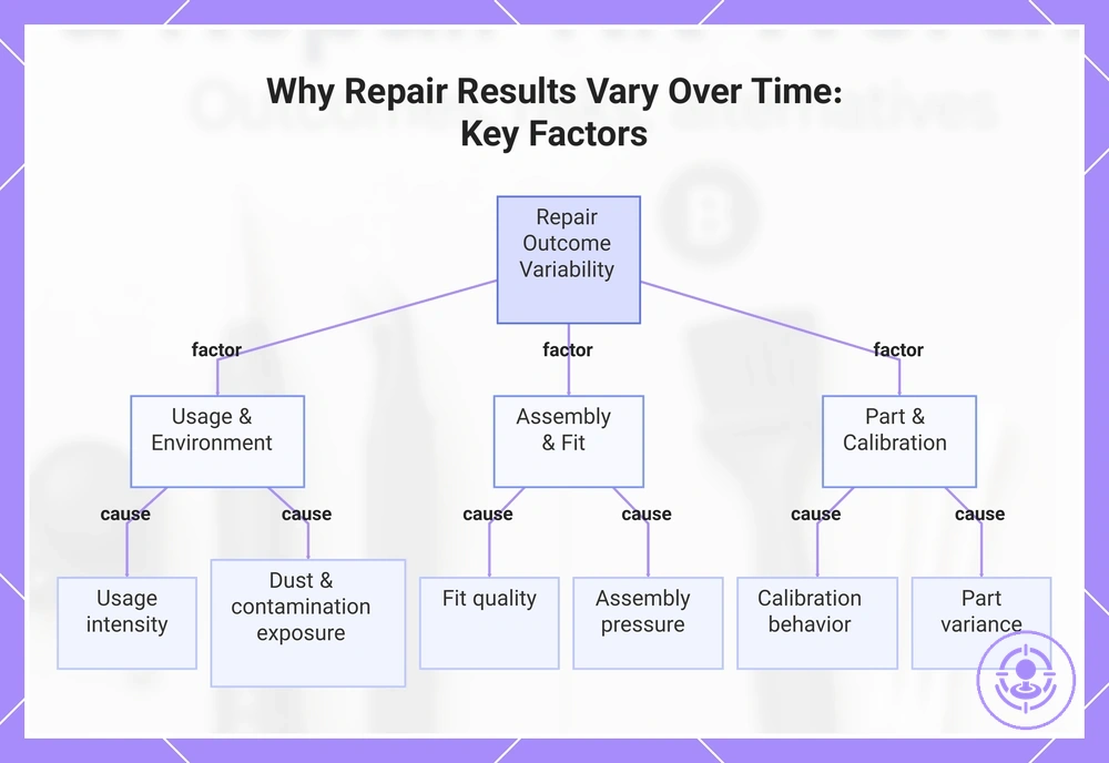 Why Repair Results Vary Over Time: Key Factors