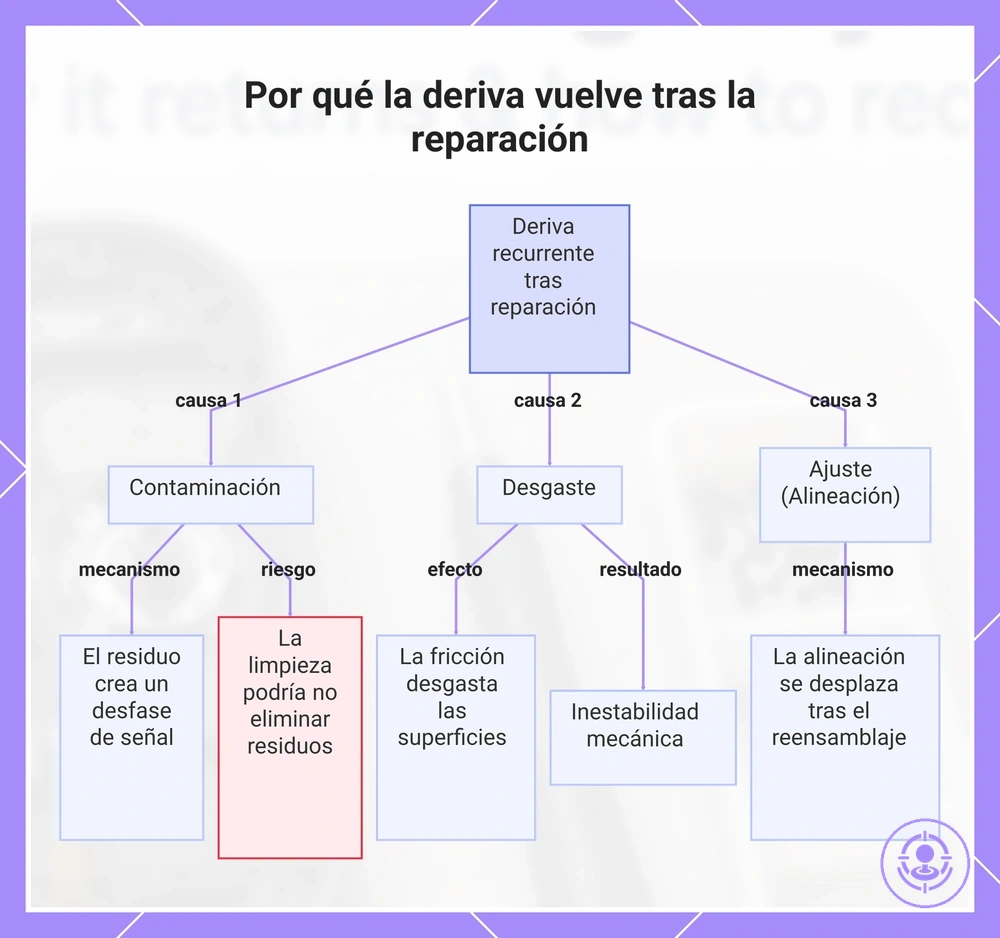 Por qué la deriva vuelve tras la reparación