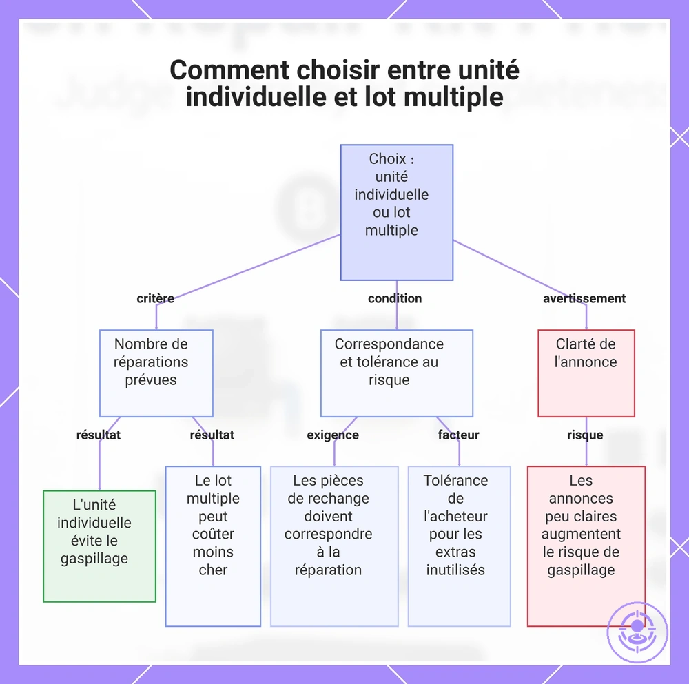Comment choisir entre unité individuelle et lot multiple