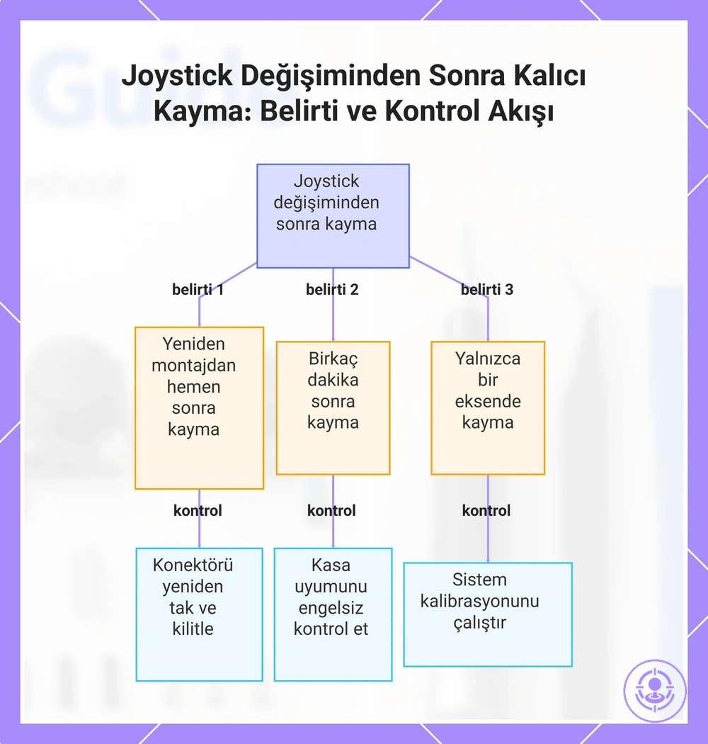Joystick Değişiminden Sonra Kalıcı Kayma: Belirti ve Kontrol Akışı