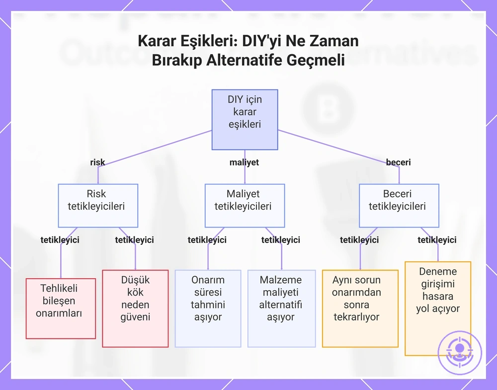 Karar Eşikleri: DIY'yi Ne Zaman Bırakıp Alternatife Geçmeli