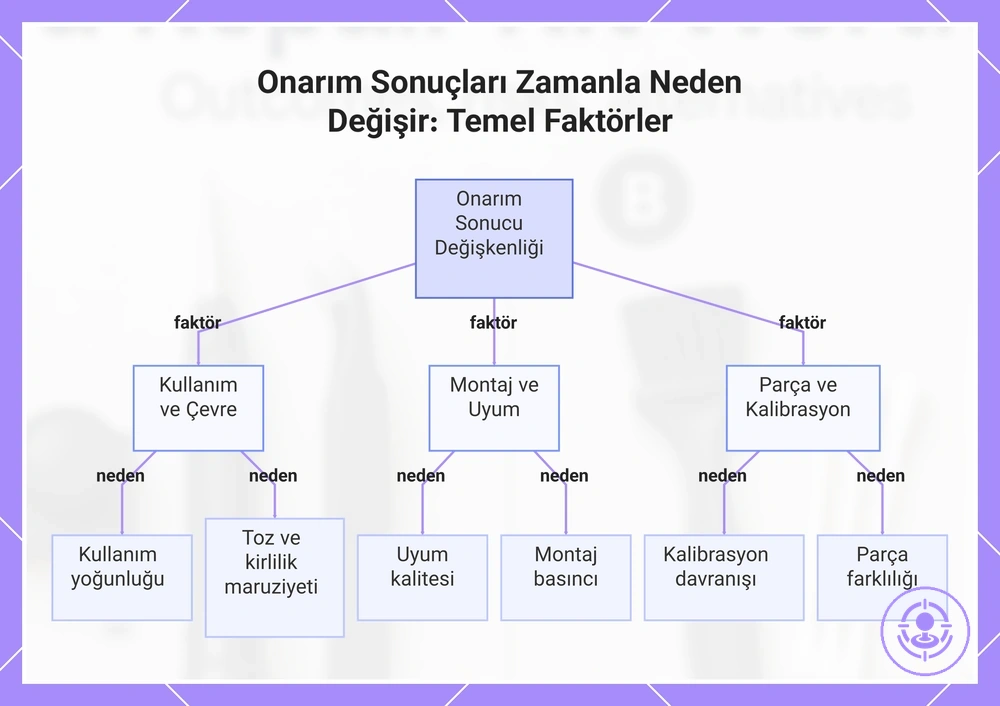 Onarım Sonuçları Zamanla Neden Değişir: Temel Faktörler