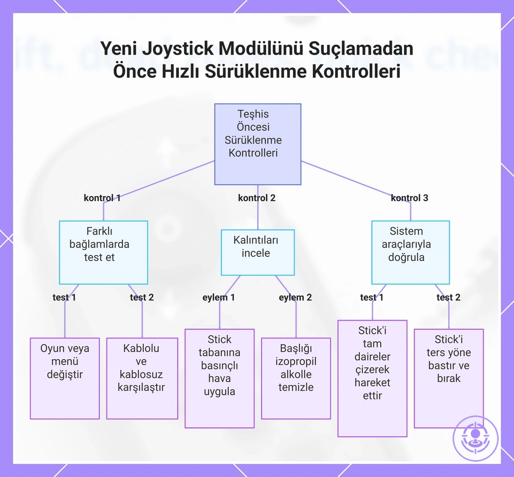Yeni Joystick Modülünü Suçlamadan Önce Hızlı Sürüklenme Kontrolleri